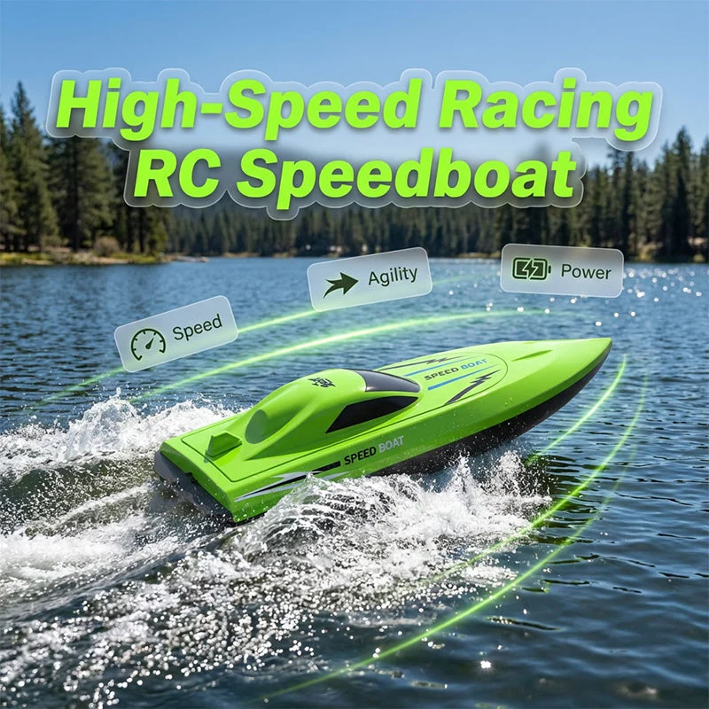 RC-Rennboot mit 2.4 GHz Fernsteuerung | Skanto
