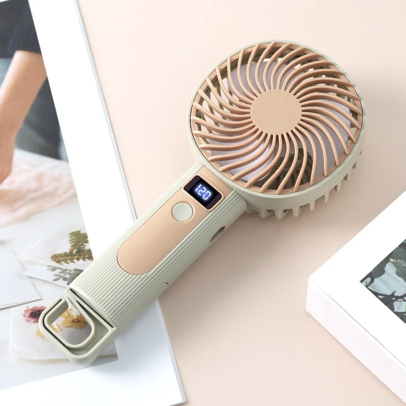 Skanto Tragbarer Handventilator mit LCD-Display