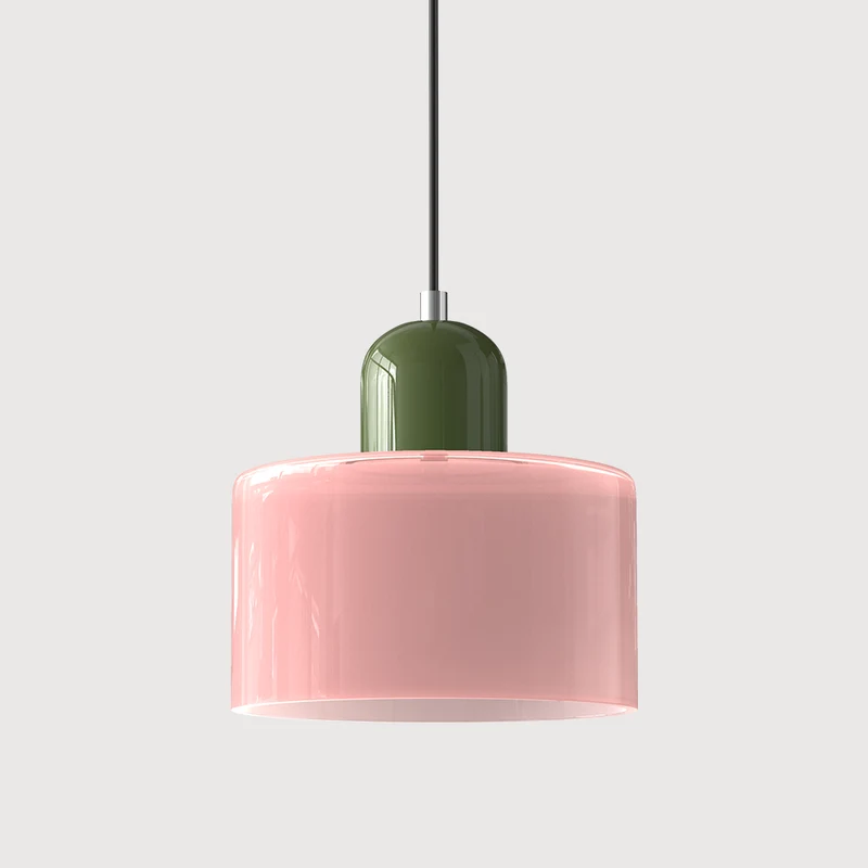 Skanto | Moderne Lampe mit farbigem Glas und geometrischer Form