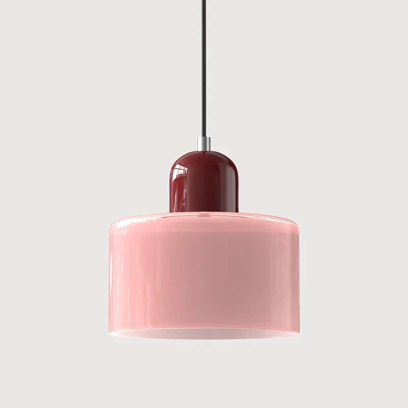 Skanto | Moderne Lampe mit farbigem Glas und geometrischer Form
