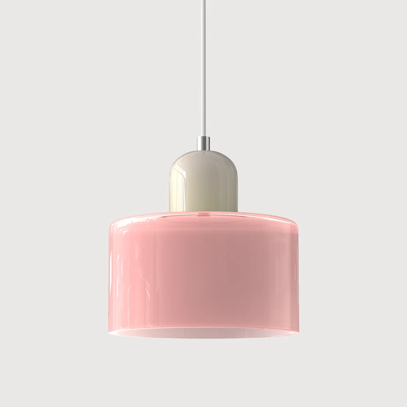 Skanto | Moderne Lampe mit farbigem Glas und geometrischer Form