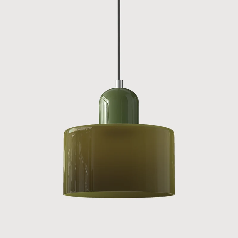 Skanto | Moderne Lampe mit farbigem Glas und geometrischer Form