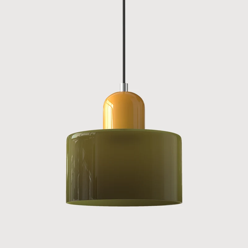 Skanto | Moderne Lampe mit farbigem Glas und geometrischer Form