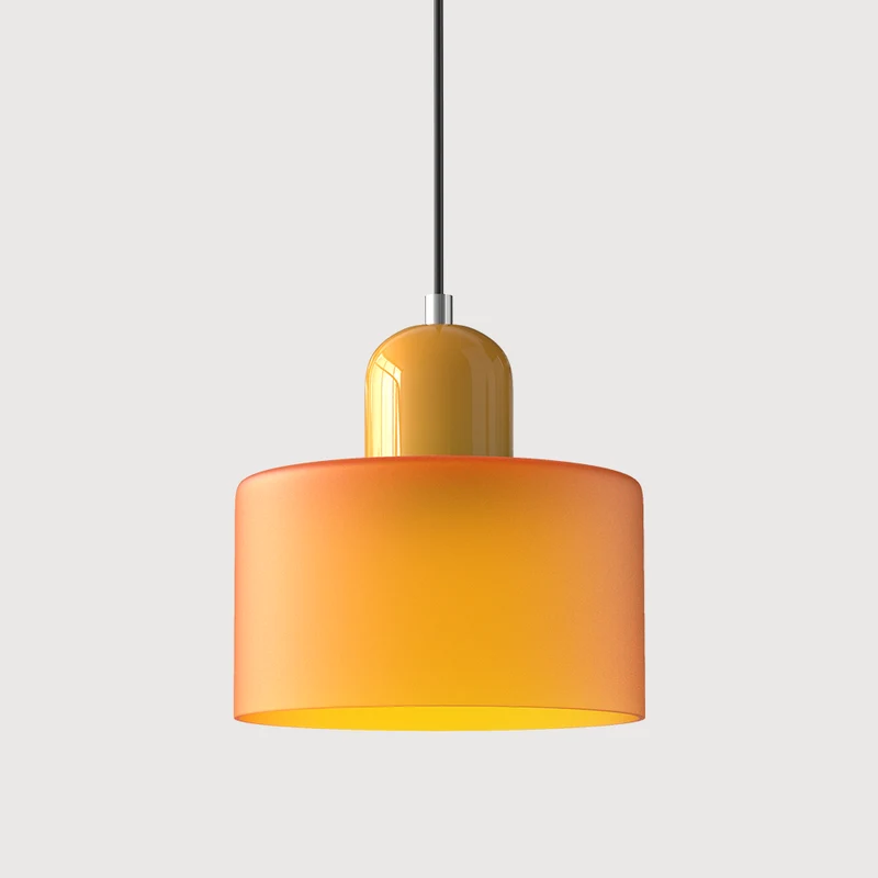 Skanto | Moderne Lampe mit farbigem Glas und geometrischer Form