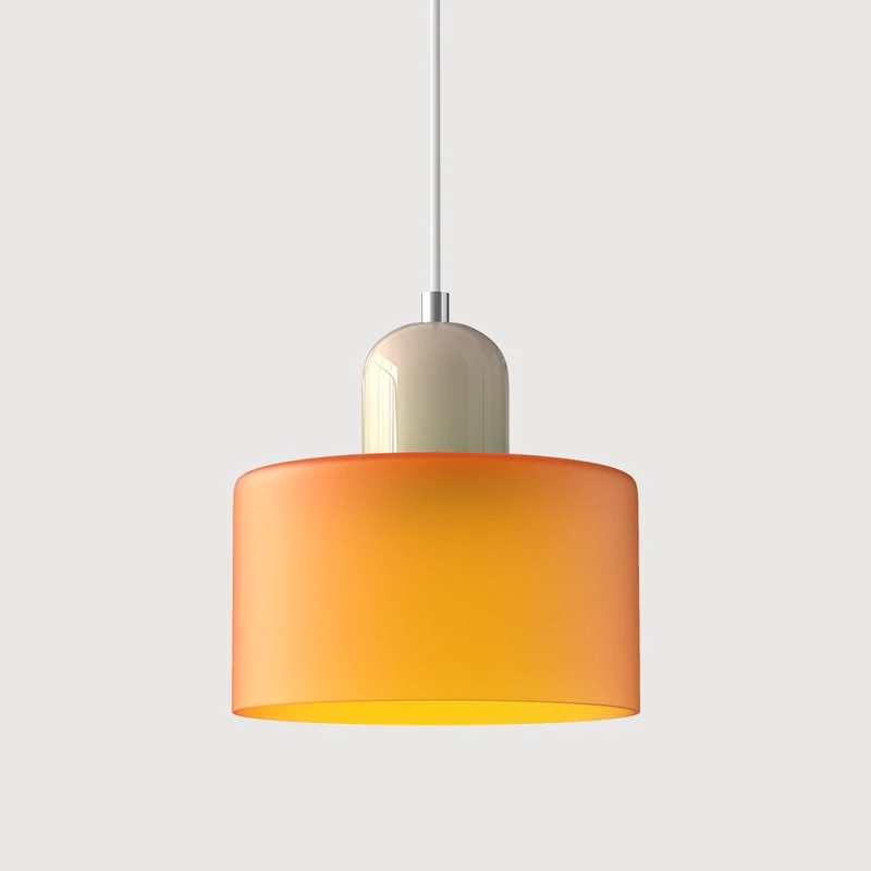 Skanto | Moderne Lampe mit farbigem Glas und geometrischer Form