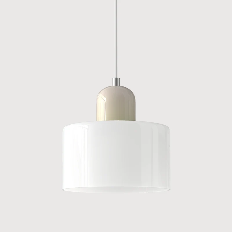 Skanto | Moderne Lampe mit farbigem Glas und geometrischer Form