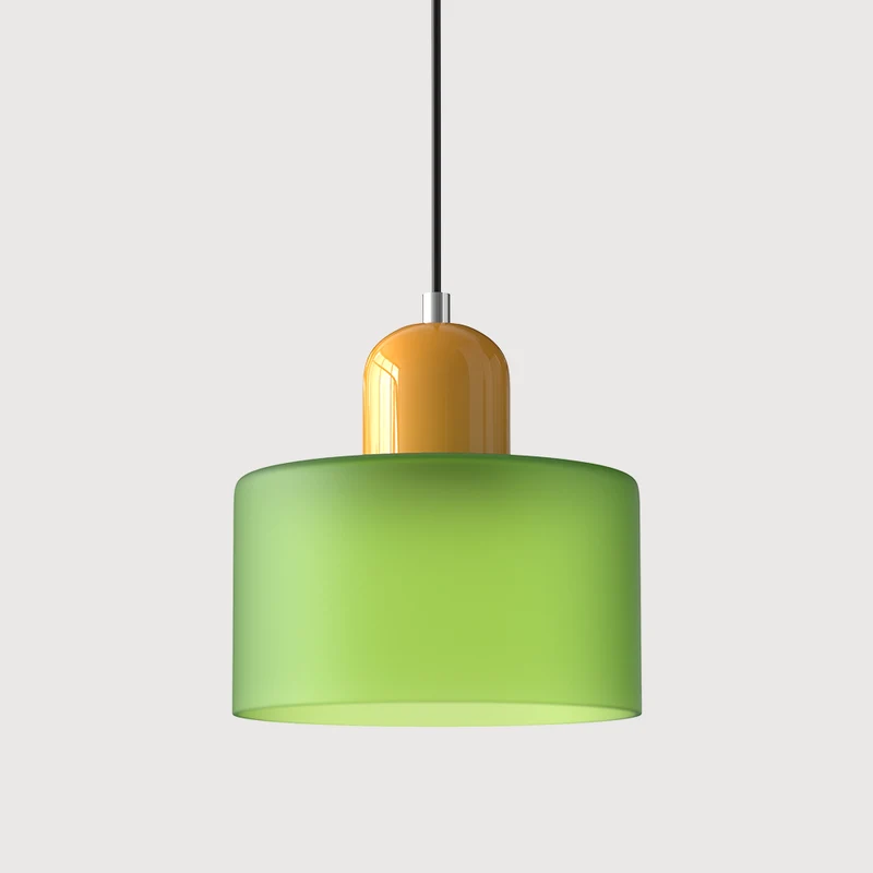 Skanto | Moderne Lampe mit farbigem Glas und geometrischer Form