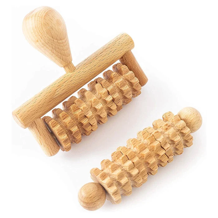 Wooden Set Derma Roller