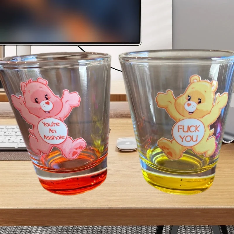 Skanto Swear Bears Schnapsgläser-Set, 6 Stück | Skanto