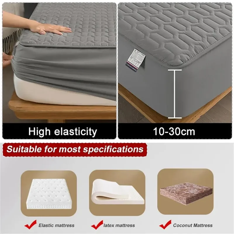 Skanto | Wasserdichter, ultraweicher Latex-Matratzenschoner