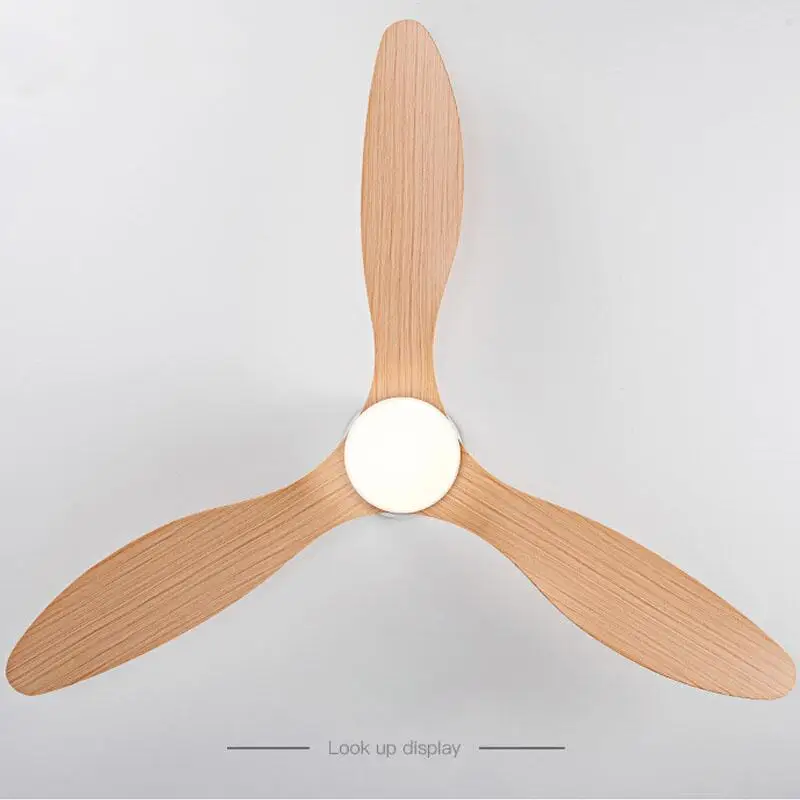 42/52 Zoll Deckenventilatoren mit LED-Licht – 3 Farben, 6 Geschwindigkeiten DC-Motor, Fernbedienung, flache dekorative Ventilatoren mit Beleuchtung | Skanto