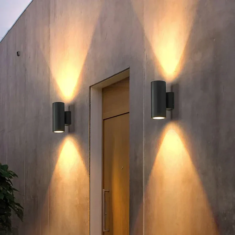 Skanto | Außenwandleuchte | LED-Aluminiumbeleuchtung für den Garten