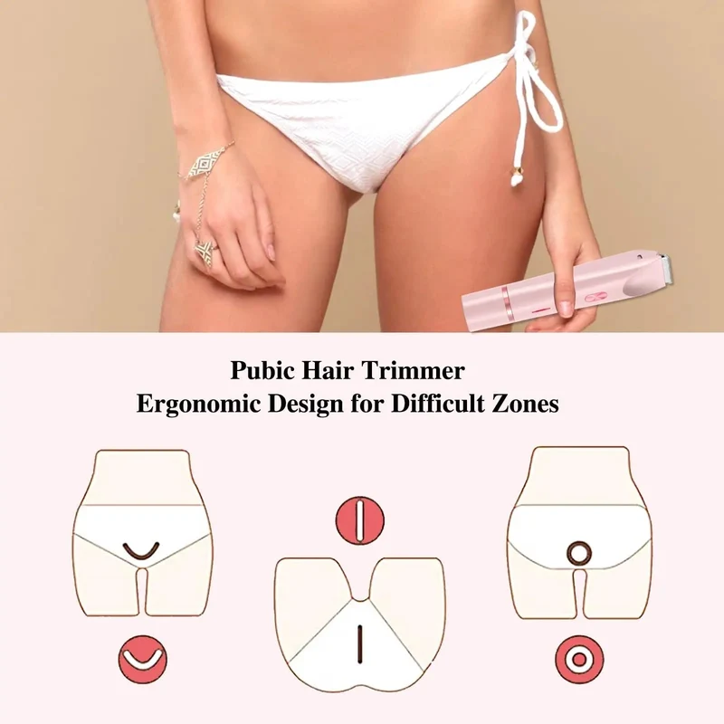 Skanto | Elektrischer Trimmer, wasserdichter, wiederaufladbarer Bikinirasierer