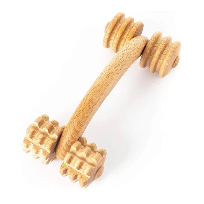 Tuuli Wooden Handheld Massage Roller