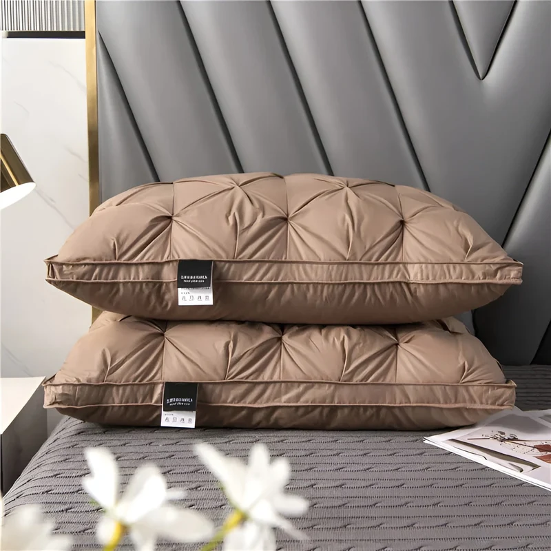 Hotelkissen mit Daunenfüllung – Luxuriös und bequem | Modernes Design für Schlaf- und Wohnzimmer | Skanto