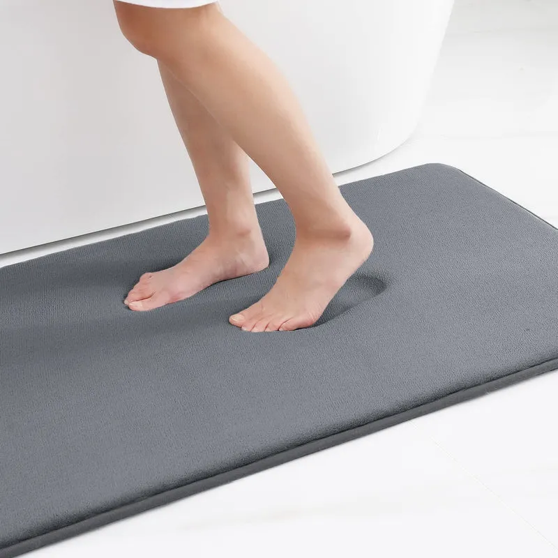 Skanto | Schnell Saugfähige Rutschfeste Memory Foam Badematte