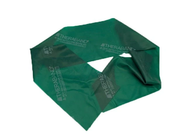 Original TheraBand Grün | Starker Widerstand | Elastisches Übungsband für Training & Reha