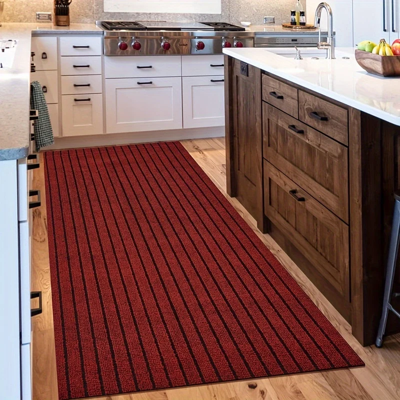 Rutschfester Läufer – Waschbarer Teppich mit Gummirücken für Innen- und Außenbereich | Perfekt für Flur und Balkon | Skanto