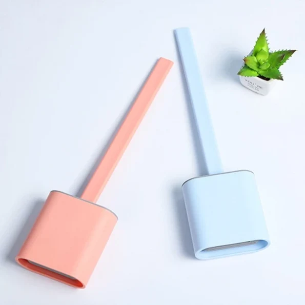 Skanto | Silikon-Toilettenbürsten-Set, wandmontiert, flexibel