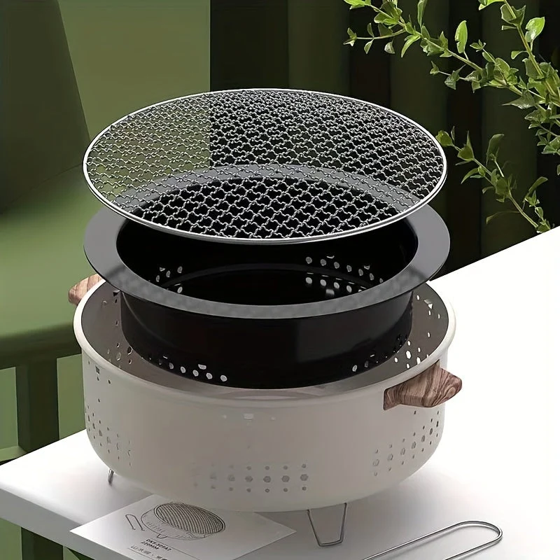 Rauchfreier Indoor-Grill – Elektrische Grillplatte mit Fettablauf und 2000W Leistung | Skanto