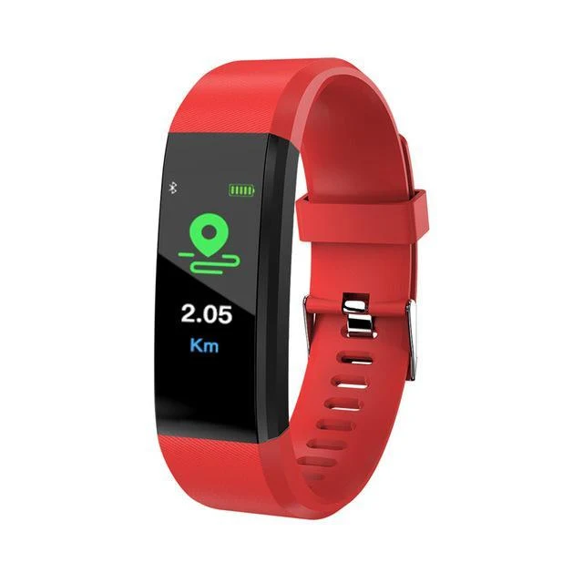 Skanto | Sport Smart Band Herzfrequenz-Fitness-Tracker Smart Armband Wasserdichtes Smartband Blutdruck Smart Armband Smartwatch Herren