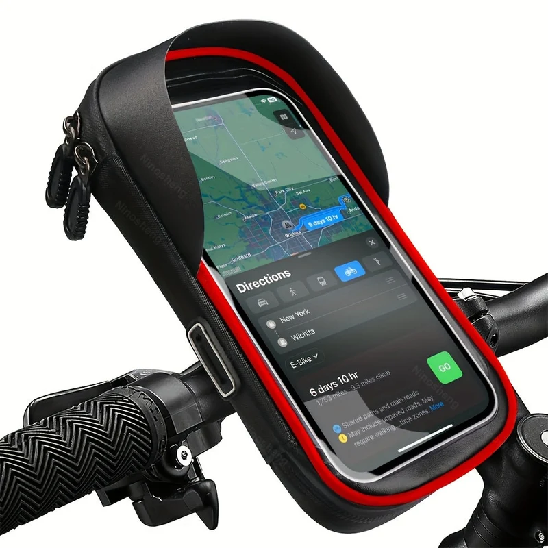 Wasserdichte Handyhalterung für Fahrrad & Motorrad – 360° drehbar & passend für 4.5-6.4" | Skanto