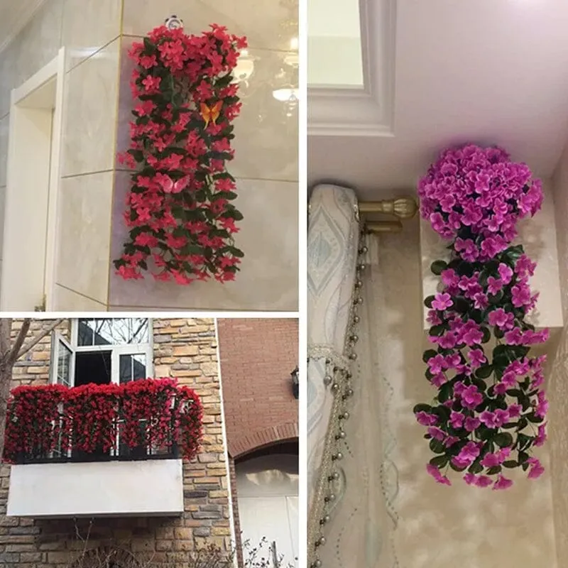 Lebhafter künstlicher hängender Orchideenstrauß | Skanto