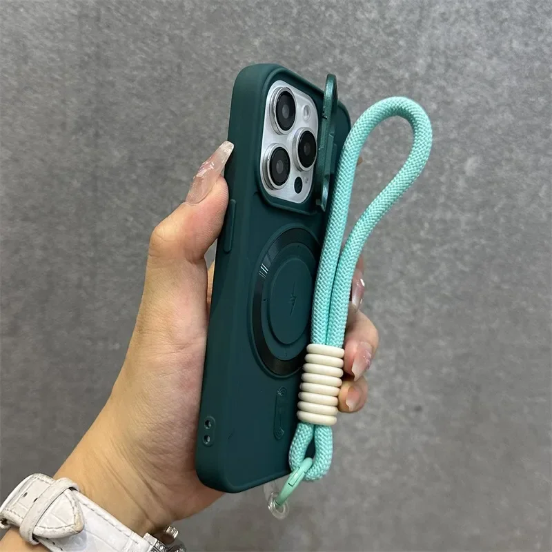 Skanto | Magnetische weiche Armband-Linsenschutz-iPhone-Hülle