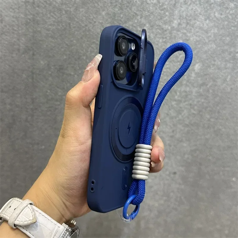 Skanto | Magnetische weiche Armband-Linsenschutz-iPhone-Hülle