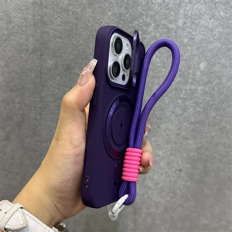 Skanto | Magnetische weiche Armband-Linsenschutz-iPhone-Hülle