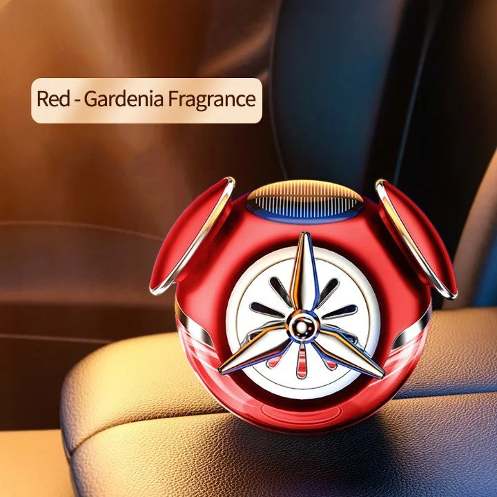 Skanto | Rotierender Parfüm Solar Aromatherapie Auto Lufterfrischer