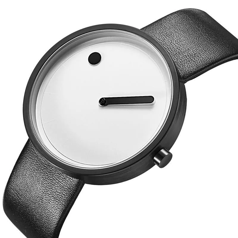 Skanto | IcoolGadgets Quarzuhr Herren Luxus Casual Schwarz Japan Quarzuhr Einfache Designer Modeuhr für Herren