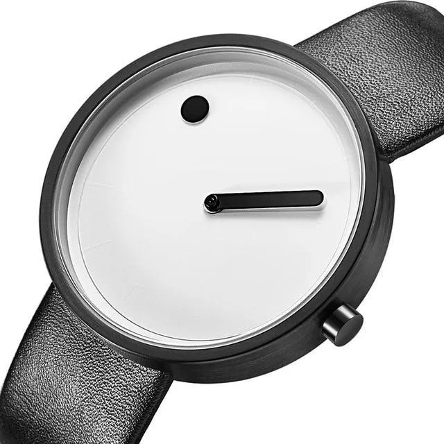 Skanto | IcoolGadgets Quarzuhr Herren Luxus Casual Schwarz Japan Quarzuhr Einfache Designer Modeuhr für Herren