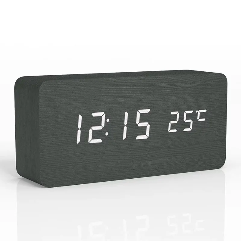 WoodTime – Digitale Holzuhr Skanto