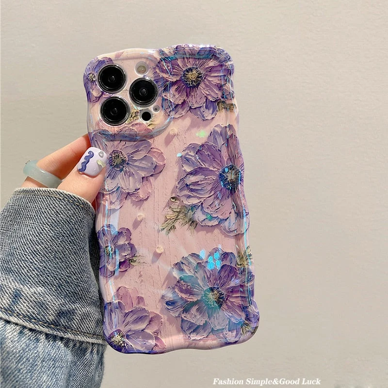 Skanto | Blossom Glow Blumenmuster iPhone Hülle