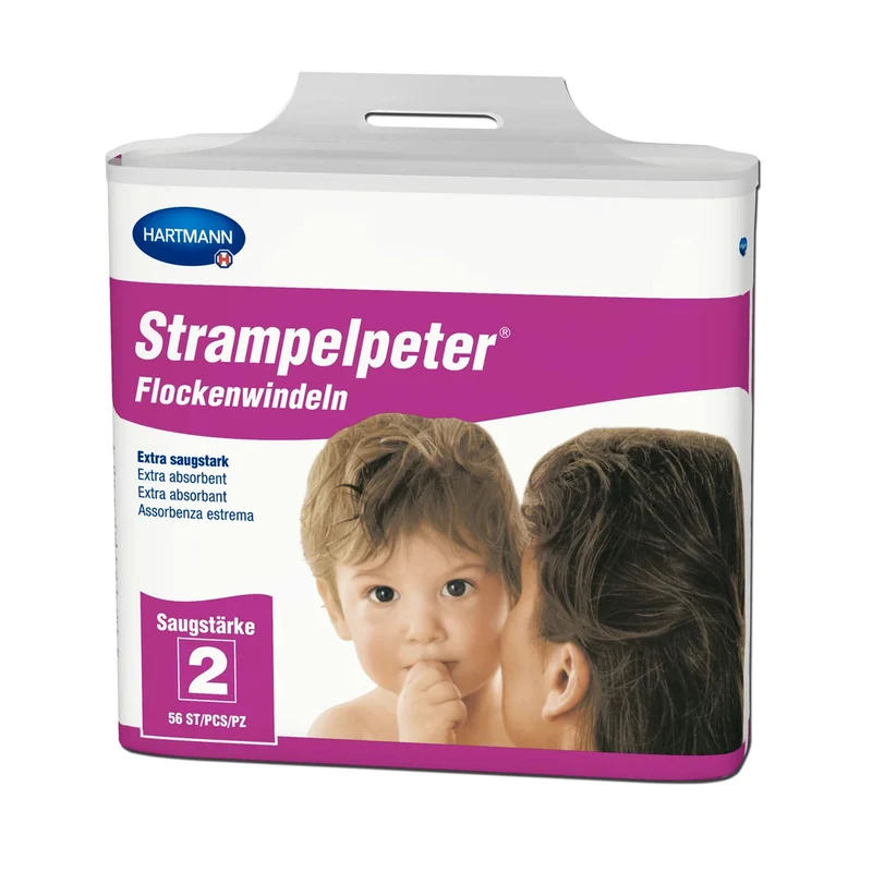 Strampelpeter Flockenwindeln Saugstärke 2