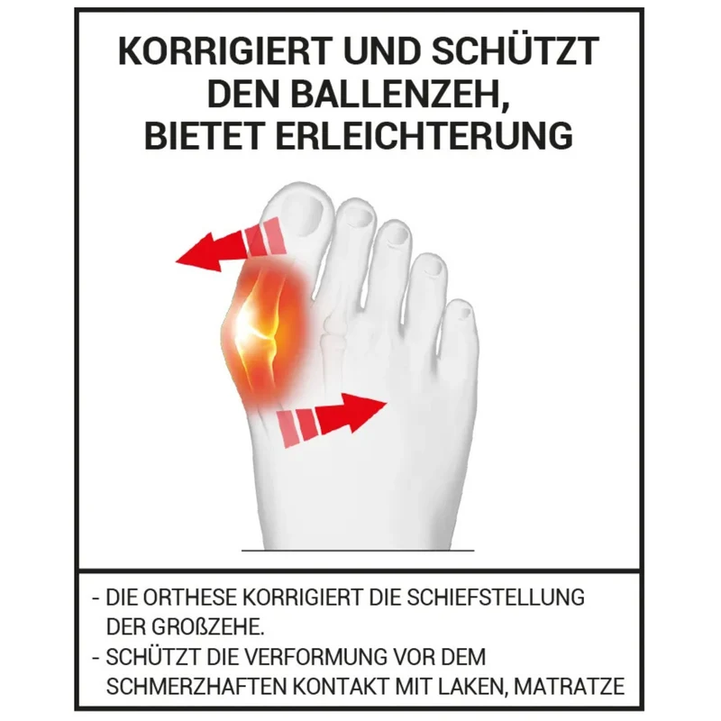 EPITACT® Hallux Valgus Korrekturbandage für die Nacht