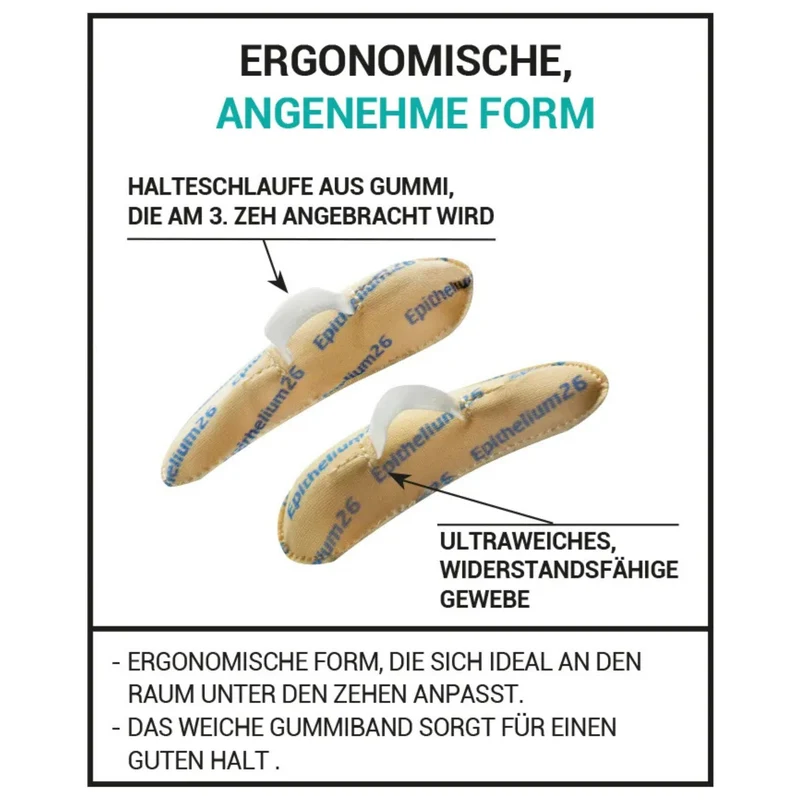 EPITACT® Zehendruckschutzpolster bei Hammer- und Krallenzehen