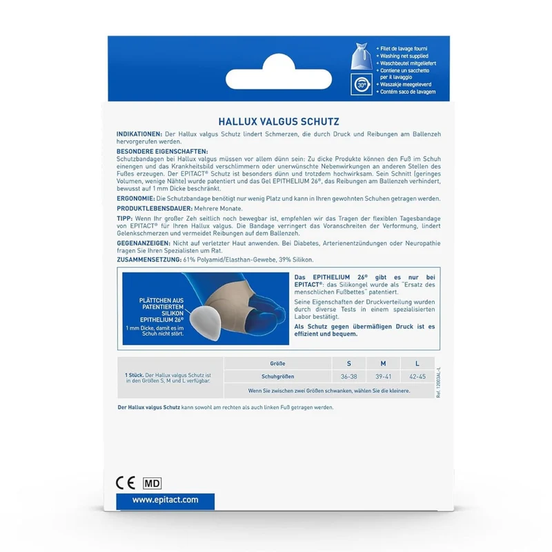 EPITACT® Hallux Valgus Schutzbandage