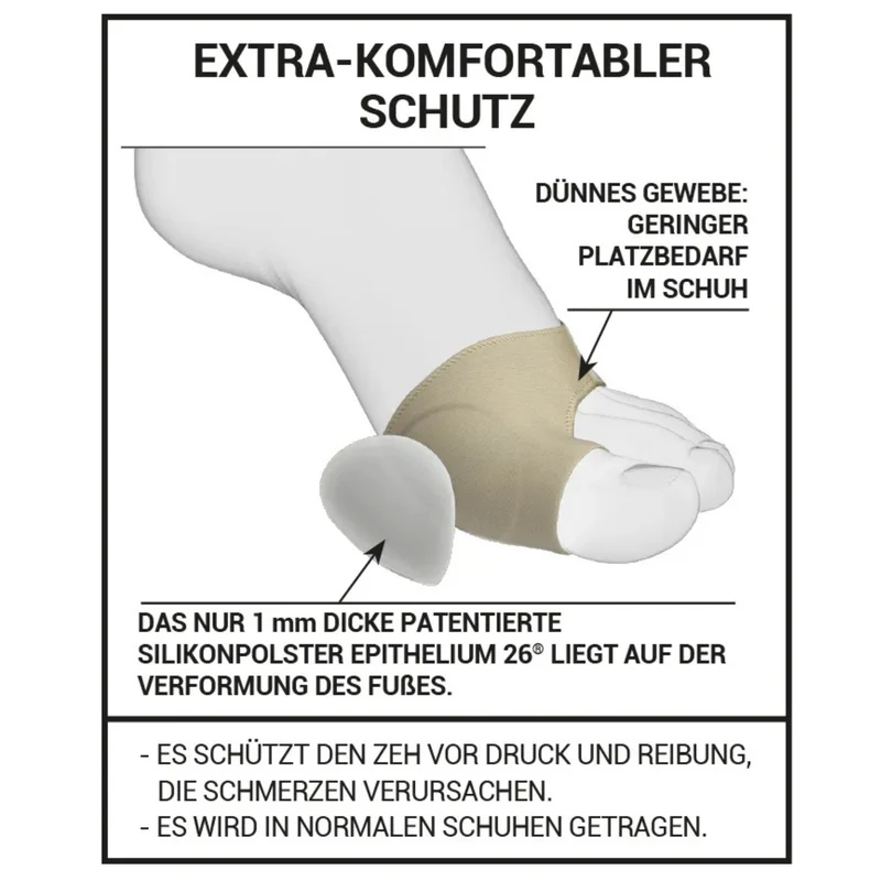 EPITACT® Hallux Valgus Schutzbandage