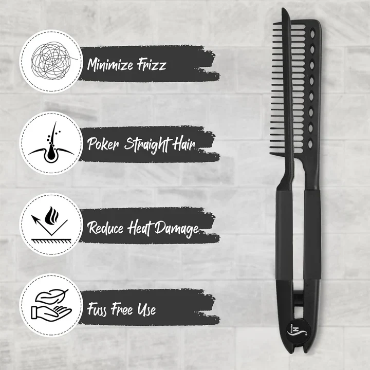 Glättungsbürste – Warmluftkamm für müheloses Haarstyling