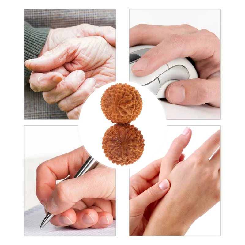 Holzkugeln zur Hand- und Fingermassage