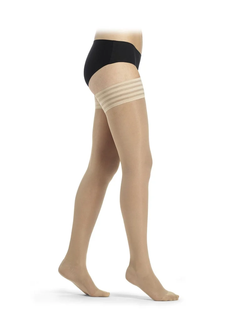 DELILAH 140D mesh Schenkelstrümpfe