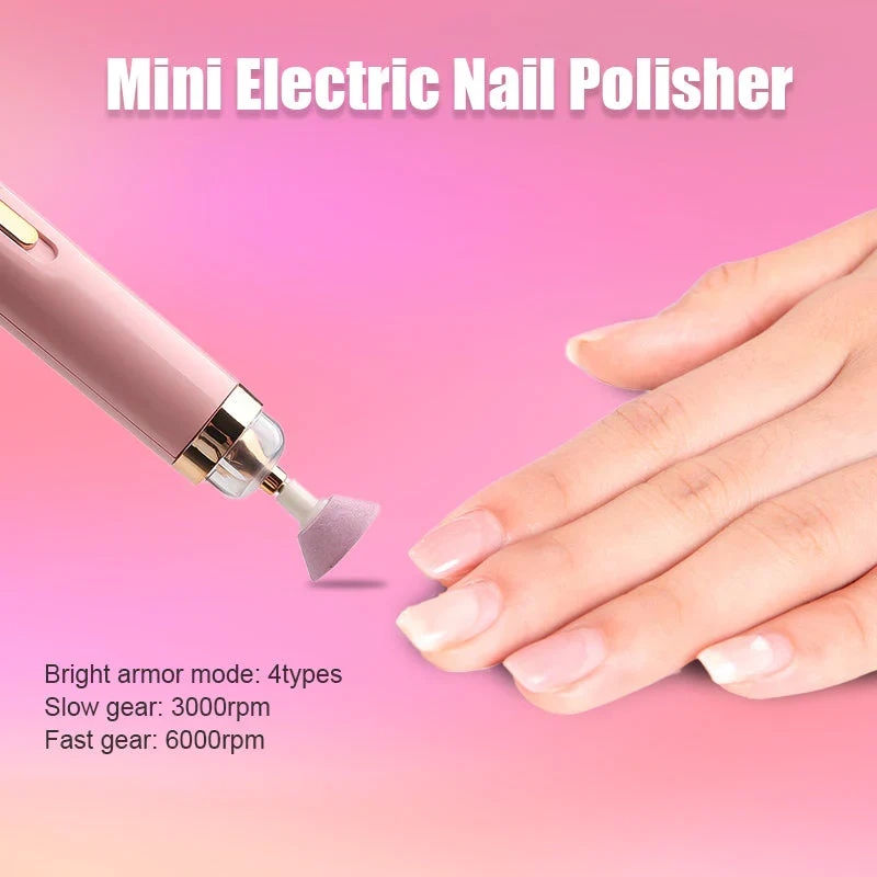5-in-1 Elektrisches Nagelpflegegerät – Tragbares Maniküre-Tool mit LED-Licht