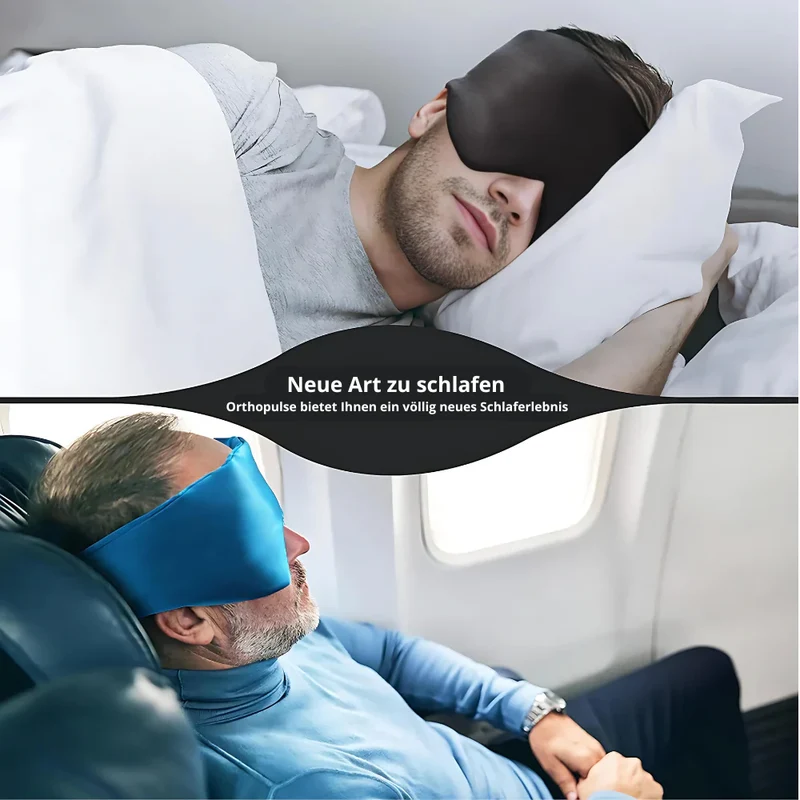 Luxuriöse Schlafmaske aus 100% Maulbeerseide | Für erholsame Nächte