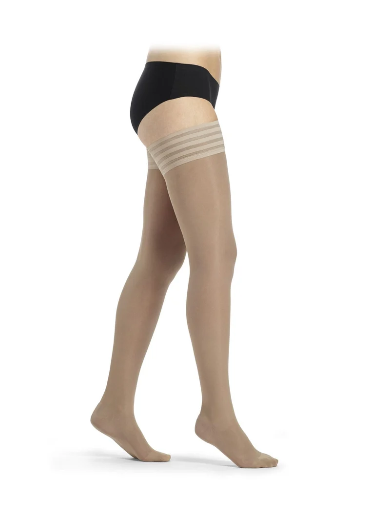 DELILAH 140D flat Schenkelstrümpfe