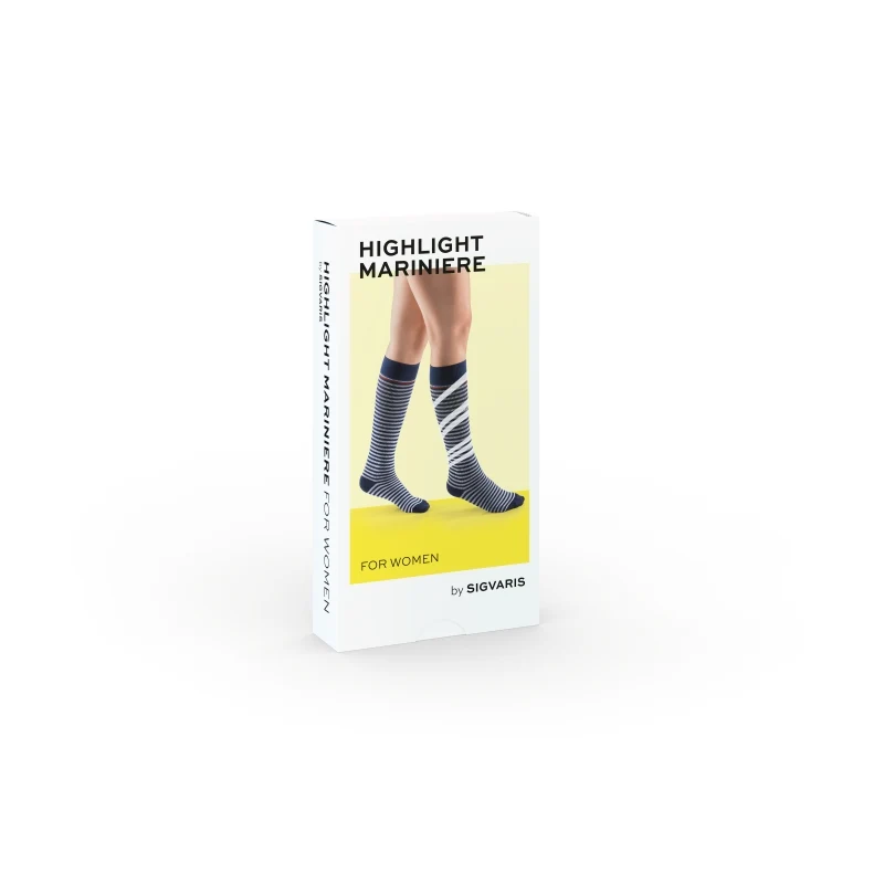 HIGHLIGHT mariniere for women Kniestrümpfe