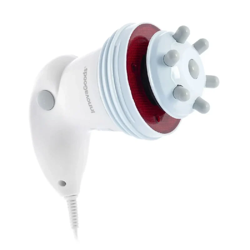 Anti-Cellulite Massagegerät kabellos mit Infrarotwärme, Vibration und 5 Massageköpfen