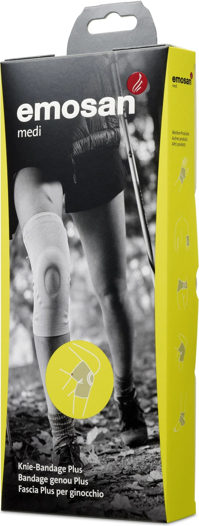 Kniebandage mit Gelpolster