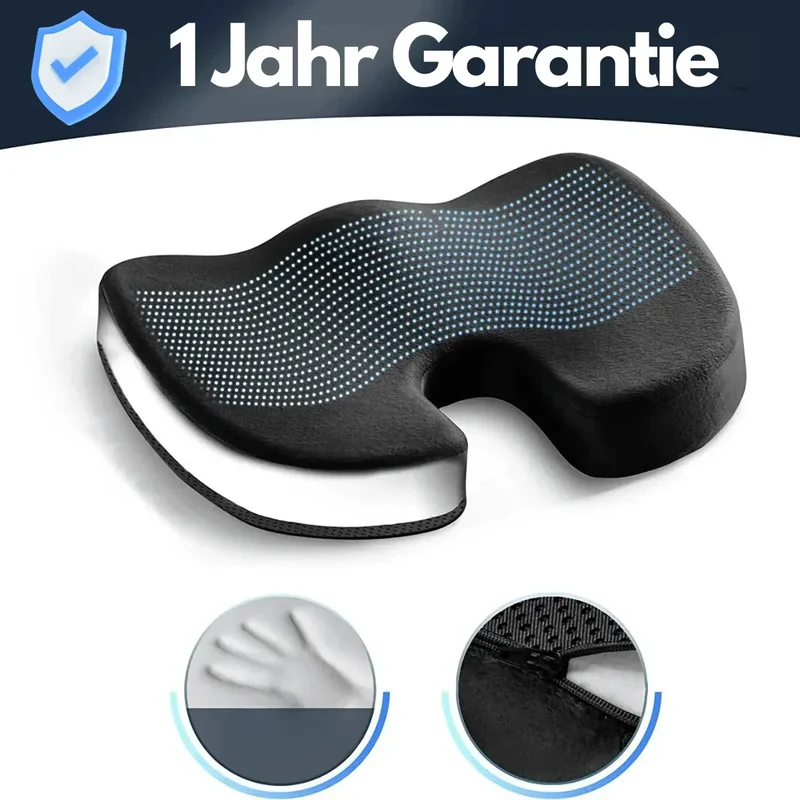 Ergonomisches 4D Komfort Sitzkissen mit Orthopädischer Unterstützung